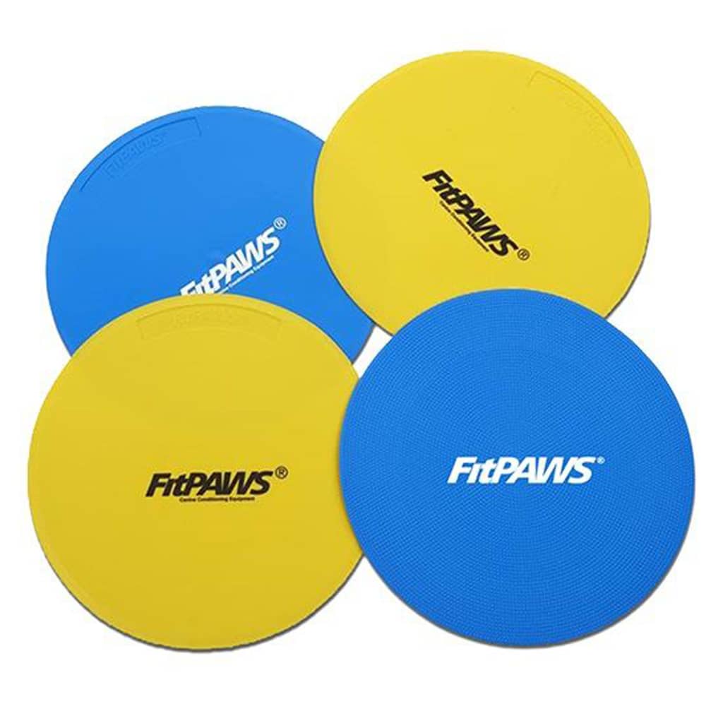 Fitpaws Targets Kosketusalustat 4 Kpl Keltainen Ja Sininen