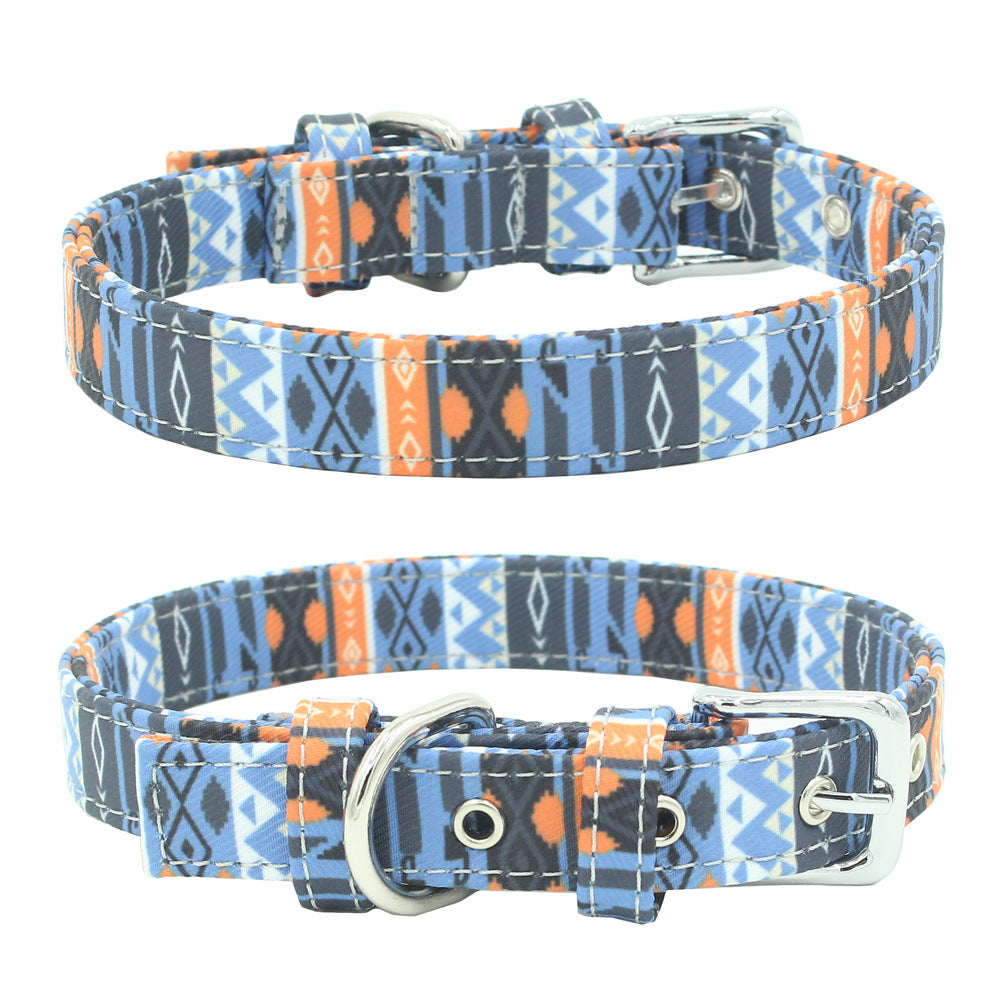 Colourful pet collar