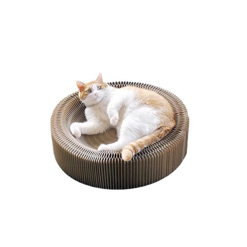 Creative Accordion Paper Cat Scratch Board