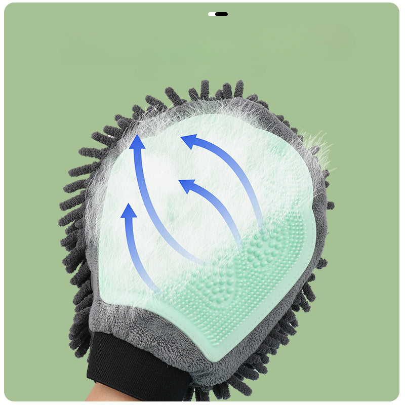 Pets Washing and Drying Glove