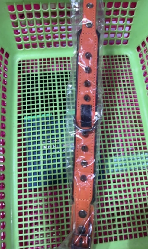 Studded Leather Collar