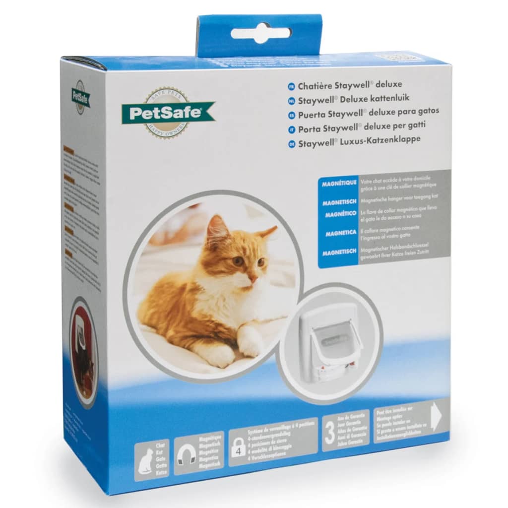 Petsafe Magneettinen 4-Suuntainen Kissanluukku Deluxe 400