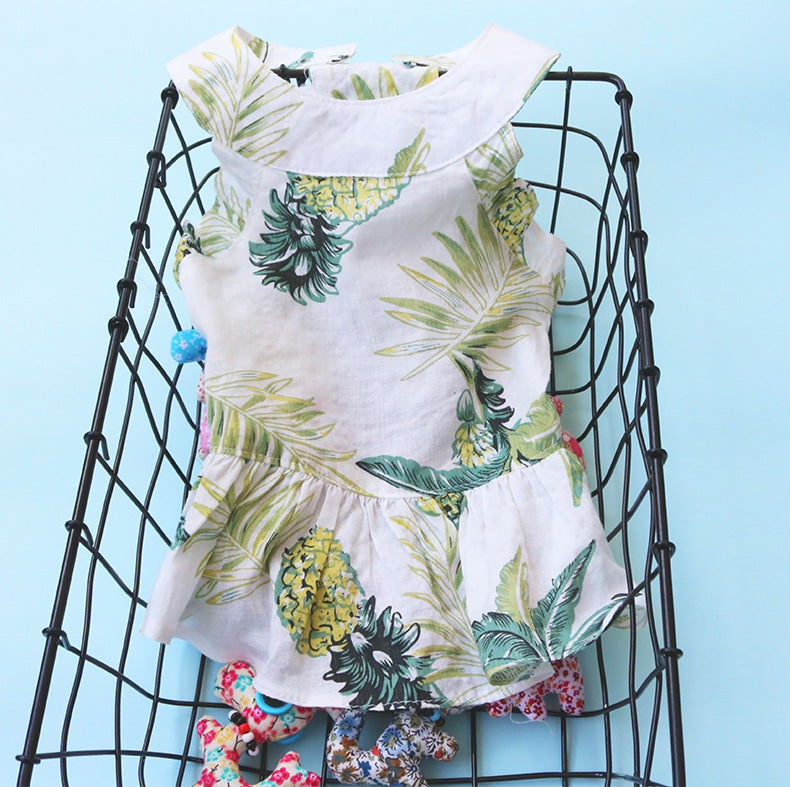 Prinsessklänning i bomull