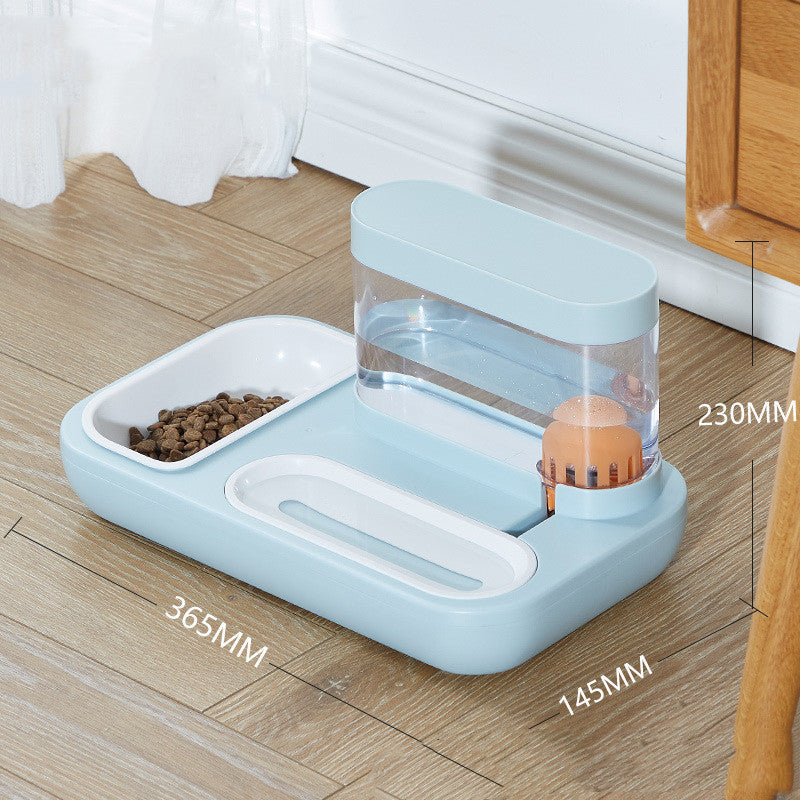 Cat Automatic Drinking Fountain With Food Bowl