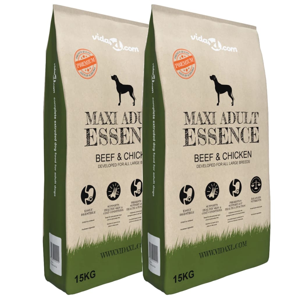 Koiran Kuivaruoka "Maxi Adult Essence Beef & Chicken" 2Kpl 30Kg