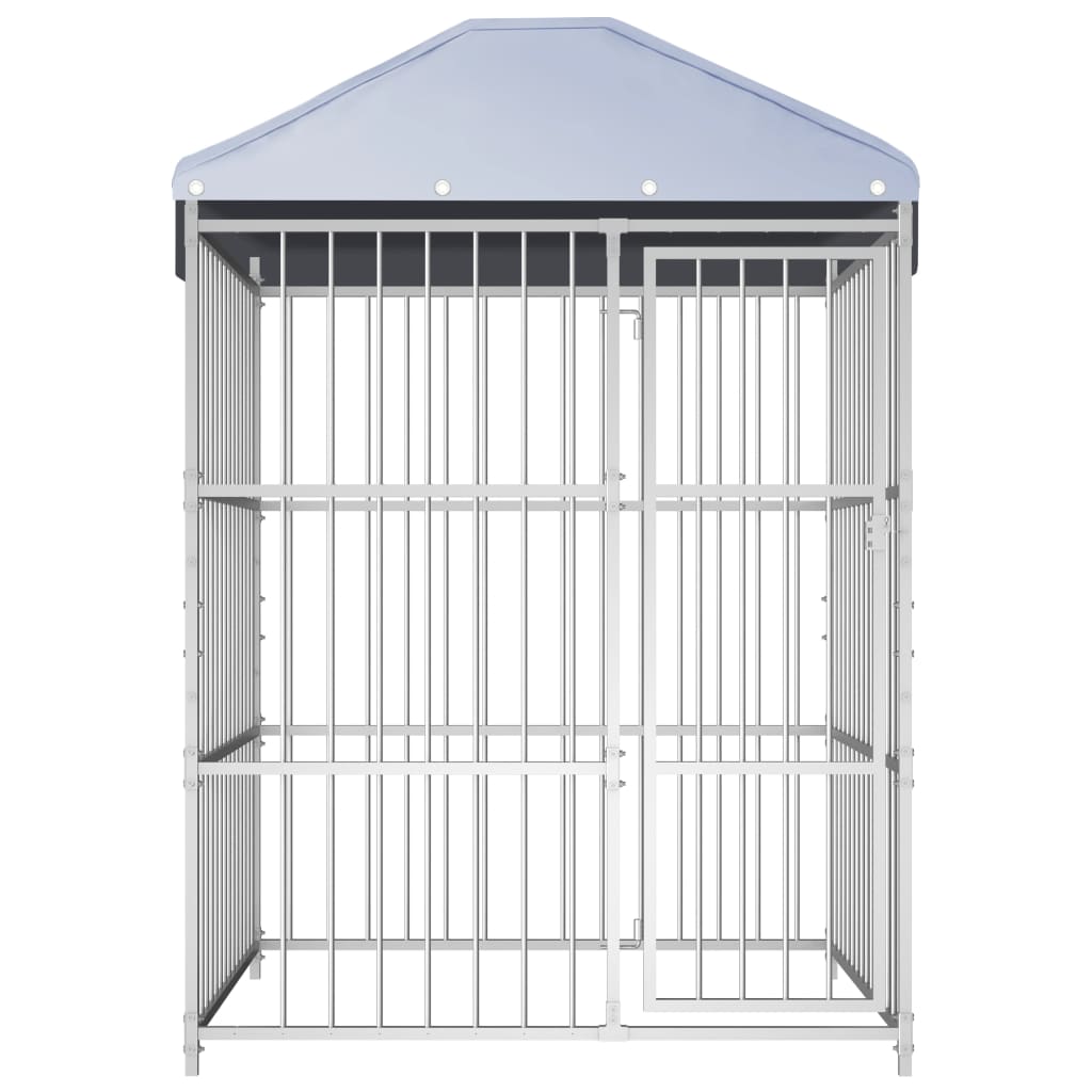 Koiran Ulkohäkki Katoksella