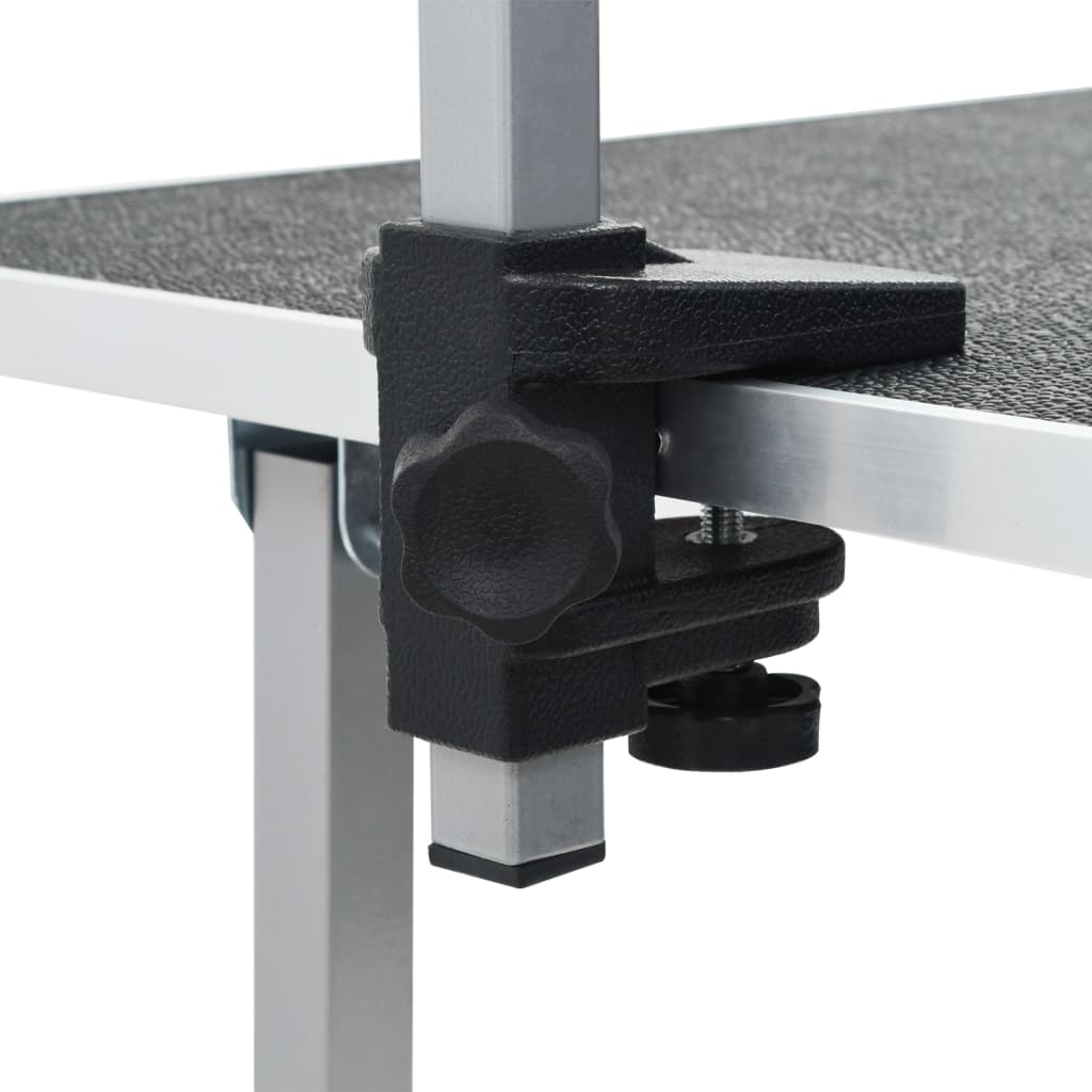 Kylpy-/Trimmauspöytä Lemmikeille Säädettävä 2 Silmukkaa