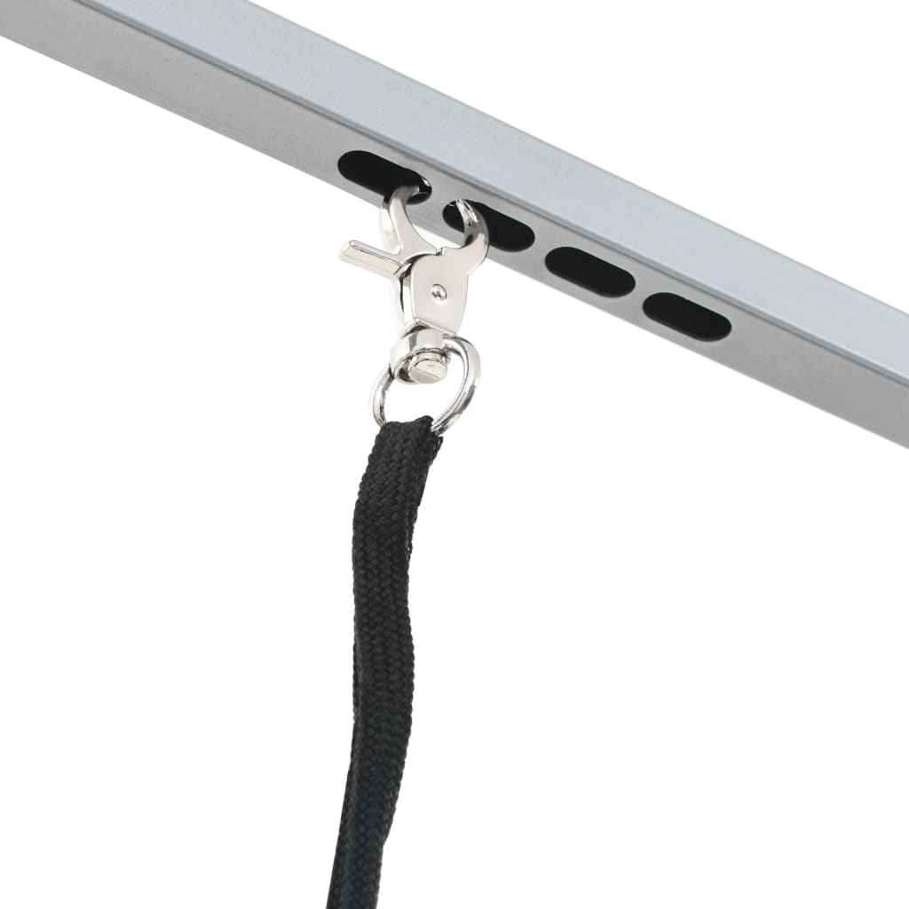 Kylpy-/Trimmauspöytä Lemmikeille Säädettävä 2 Silmukkaa