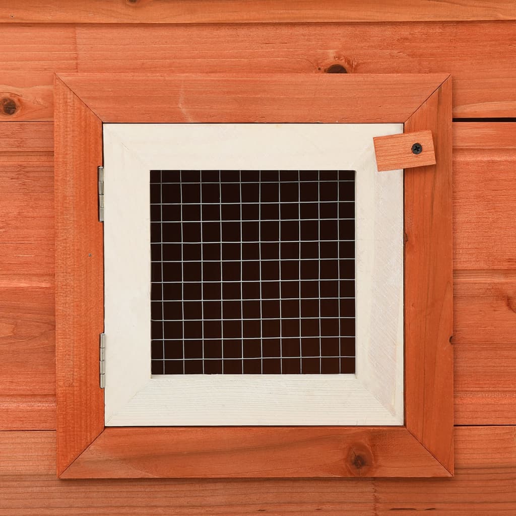 Suuri Kaninkoppi/Eläinten Ulkohäkki Kahdella Pesällä