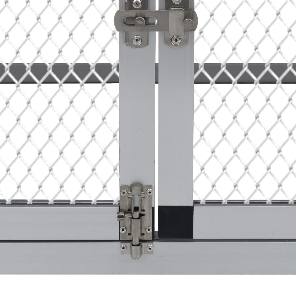 Kanahäkki Aitauksella Ja Pesälaatikolla Alumiini