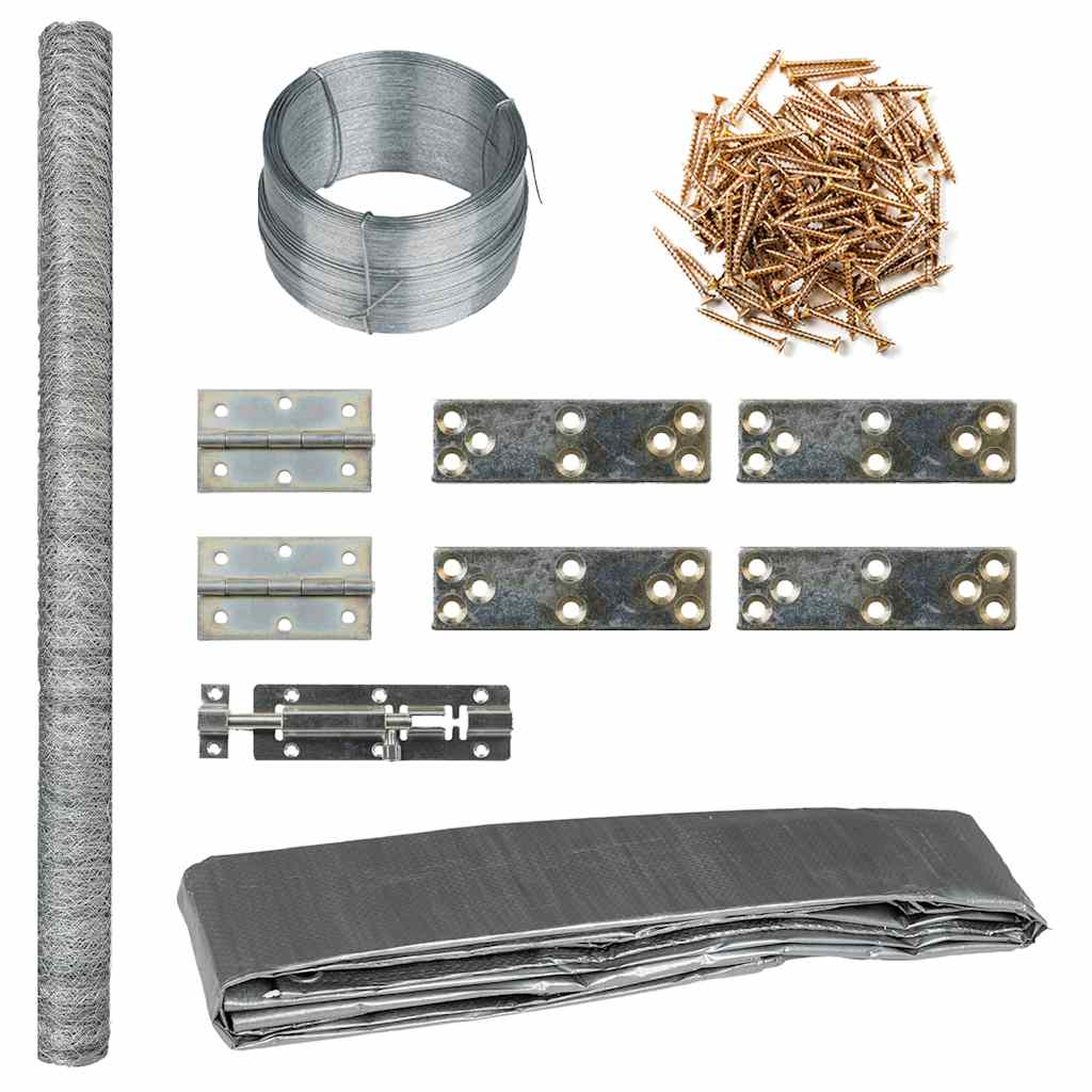 Kanahäkki 3X1,5X2 M Teräs