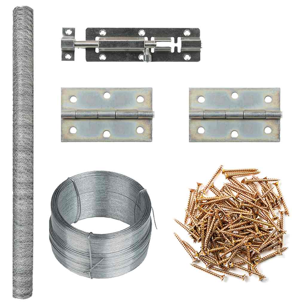 Kanahäkki 1,5X1,5X1,5 M Teräs