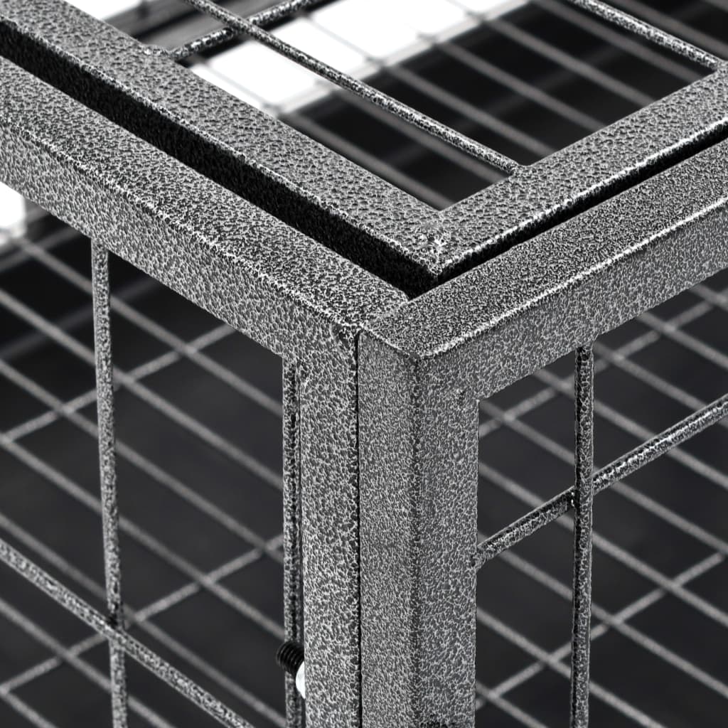 Vankka Koiranhäkki Pyörillä Teräs