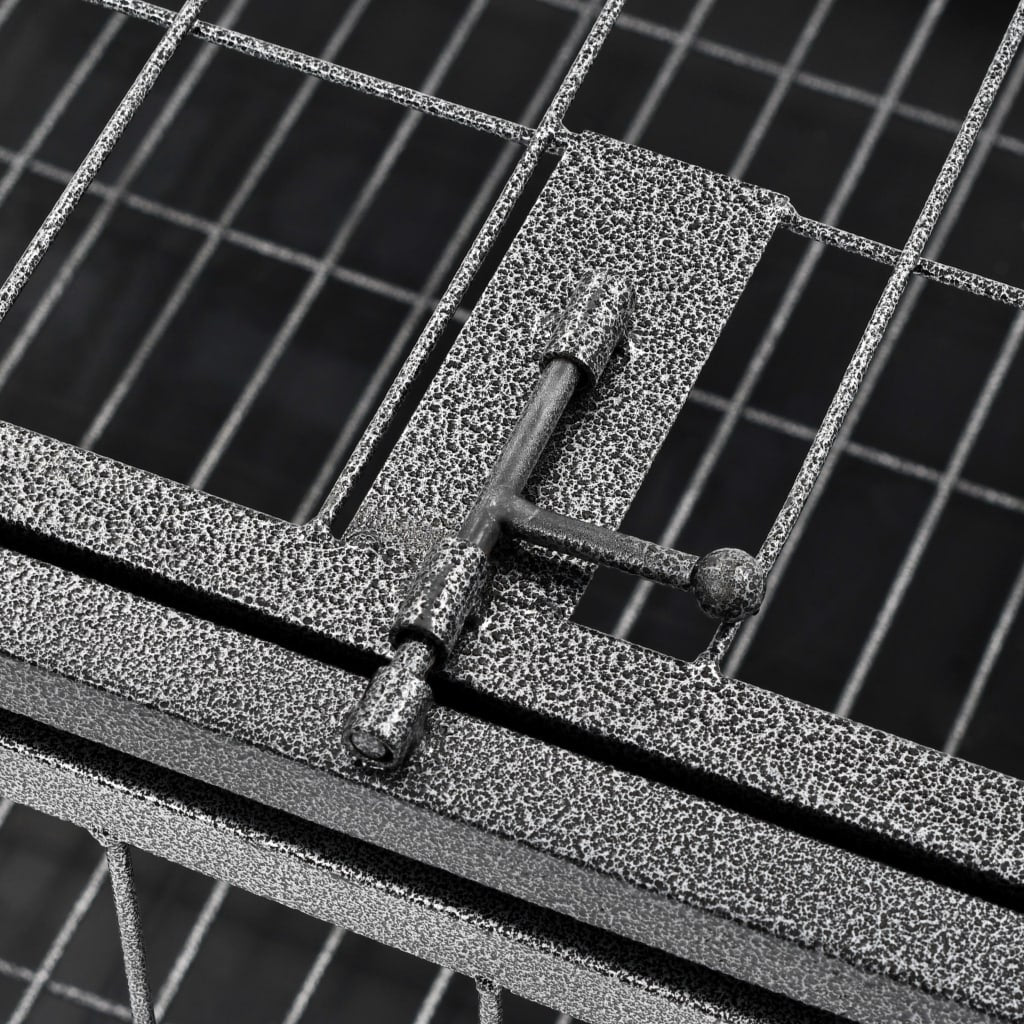 Vankka Koiranhäkki Pyörillä Teräs