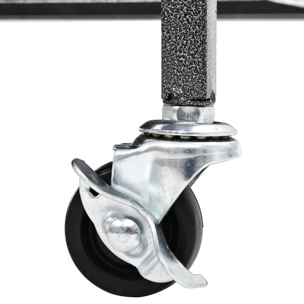 Vankka Koiranhäkki Pyörillä Teräs