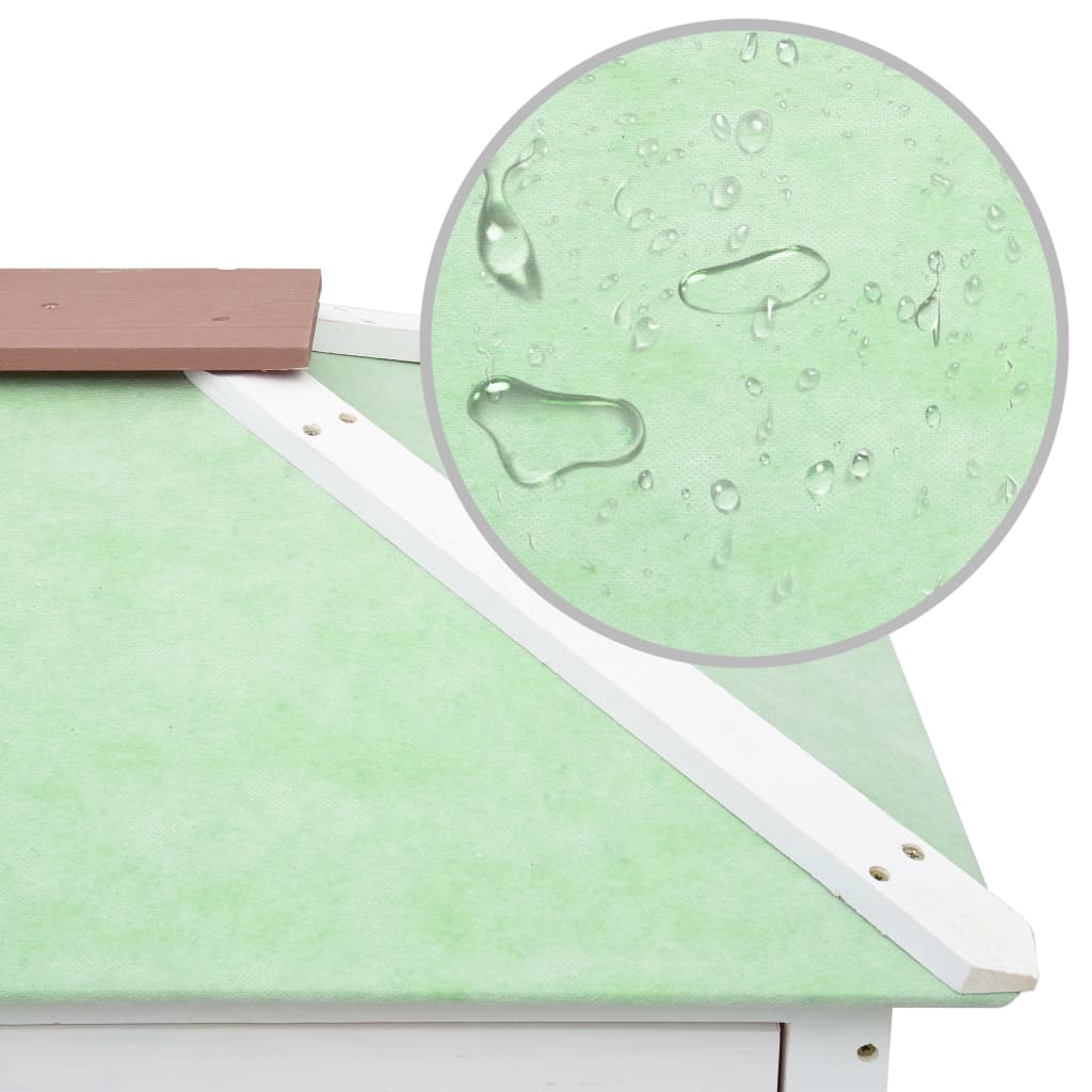 Eläinhäkki/Kaninkoppi Kaksikerroksinen Puu