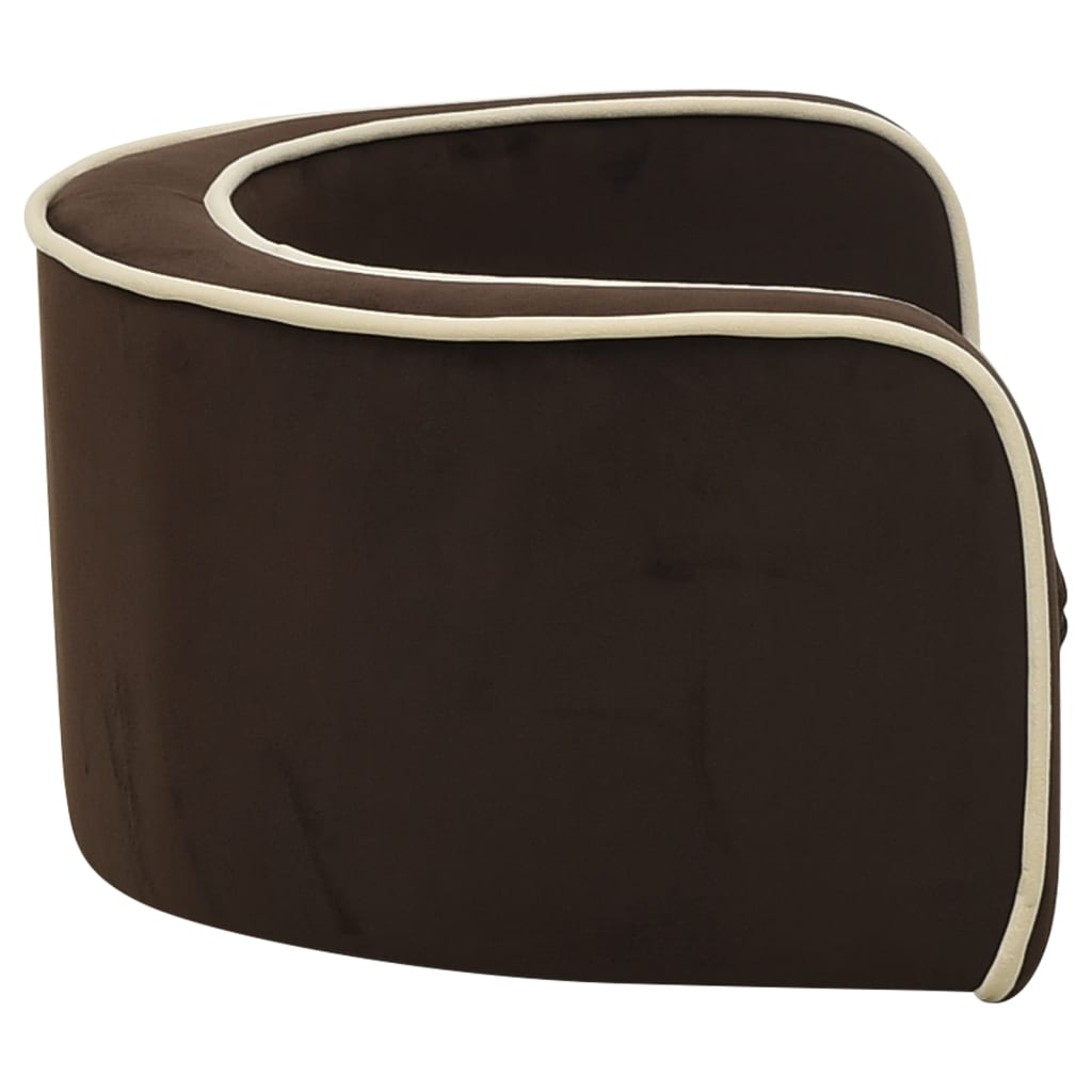 Taitettava Koiran Sohva 73X67X26 Cm Plyysi Pestävä