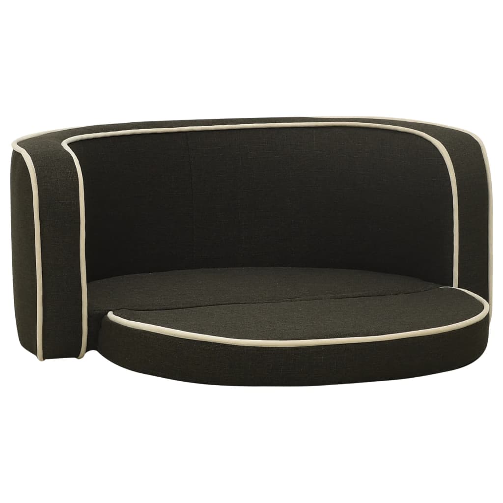 Taitettava Koiran Sohva Harmaa 76X71X30 Cm Pellava Pestävä