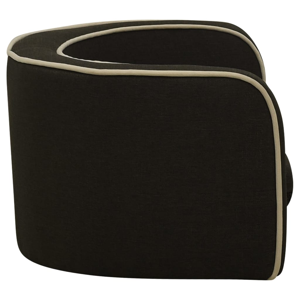 Taitettava Koiran Sohva Harmaa 76X71X30 Cm Pellava Pestävä