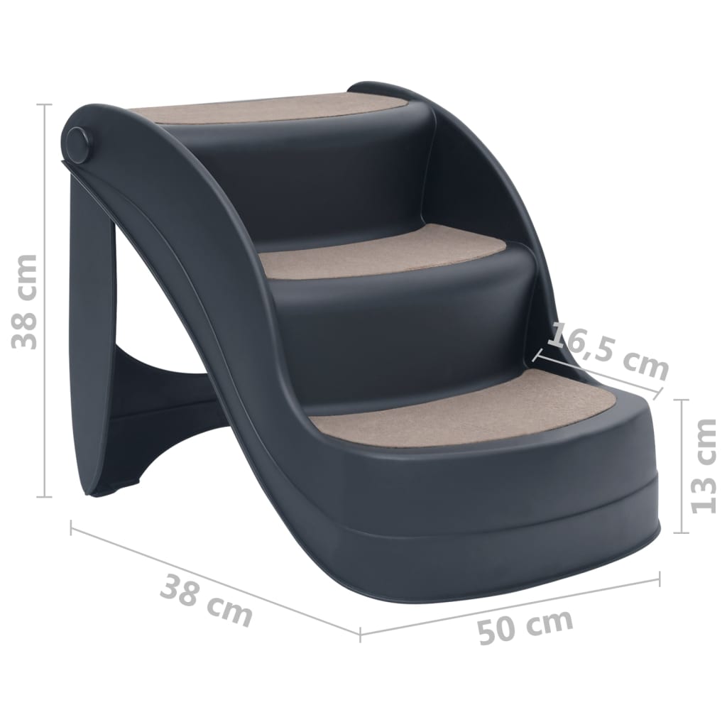 Kokoontaittuvat 3 Askelman Koiran Portaat