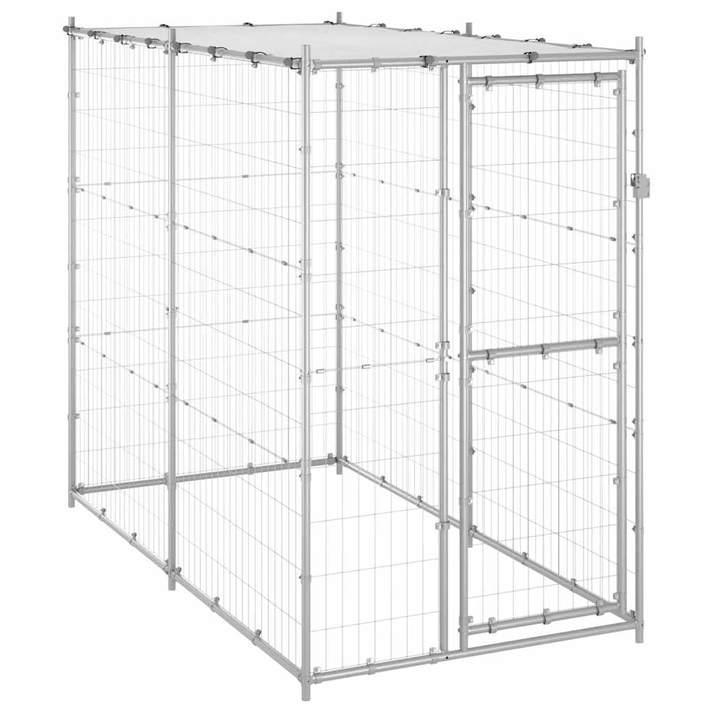 Koiran Ulkohäkki Katolla Teräs 4,84 M²