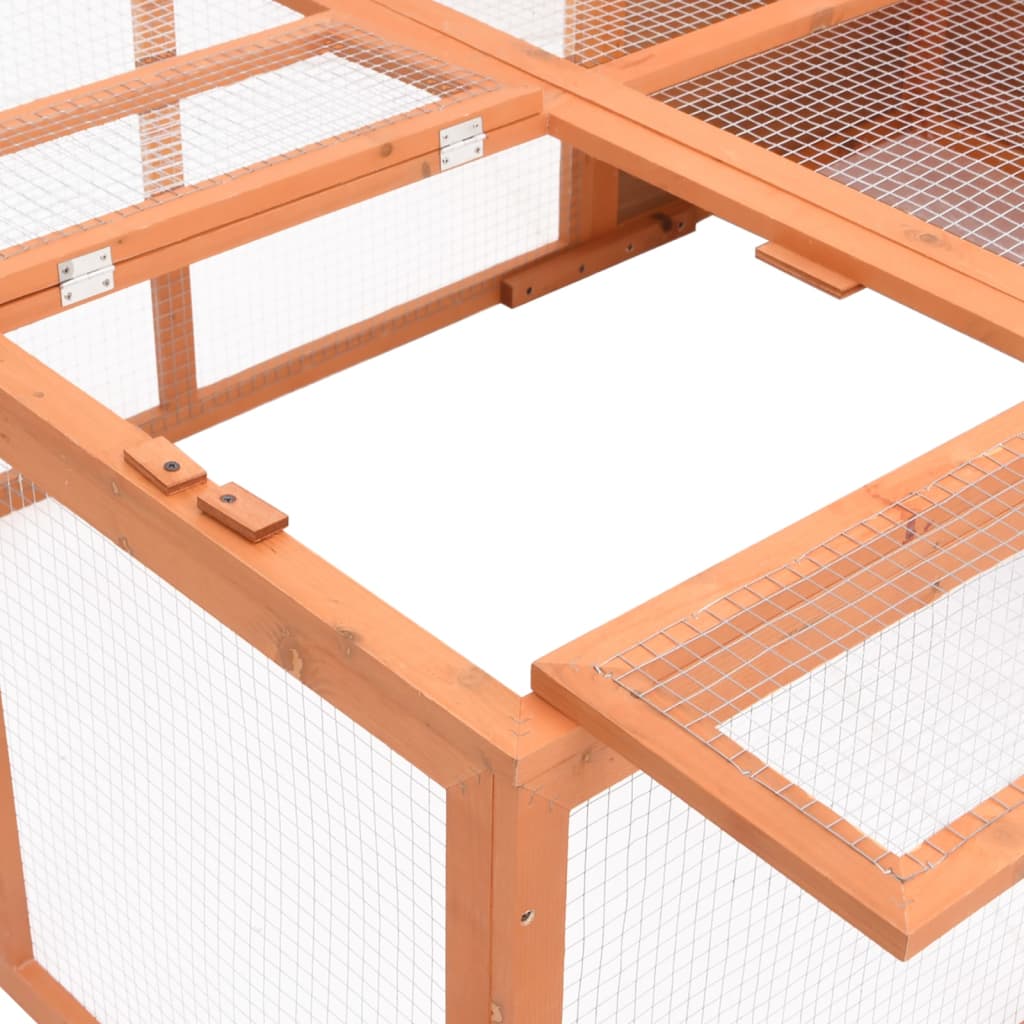 Puutarhan Eläinhäkki 150X100X50 Cm Täysi Kuusi