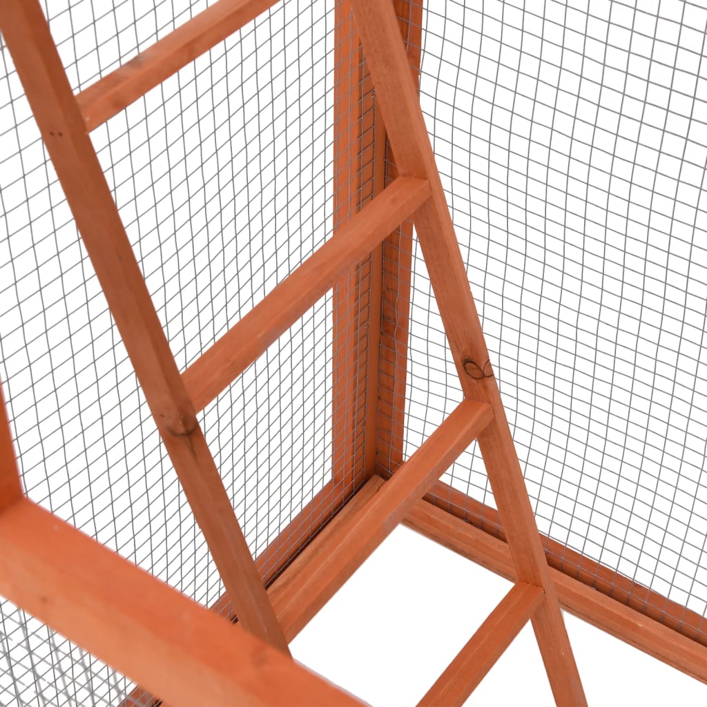 Lintuhäkki 68X62X166 Cm Täysi Kuusi