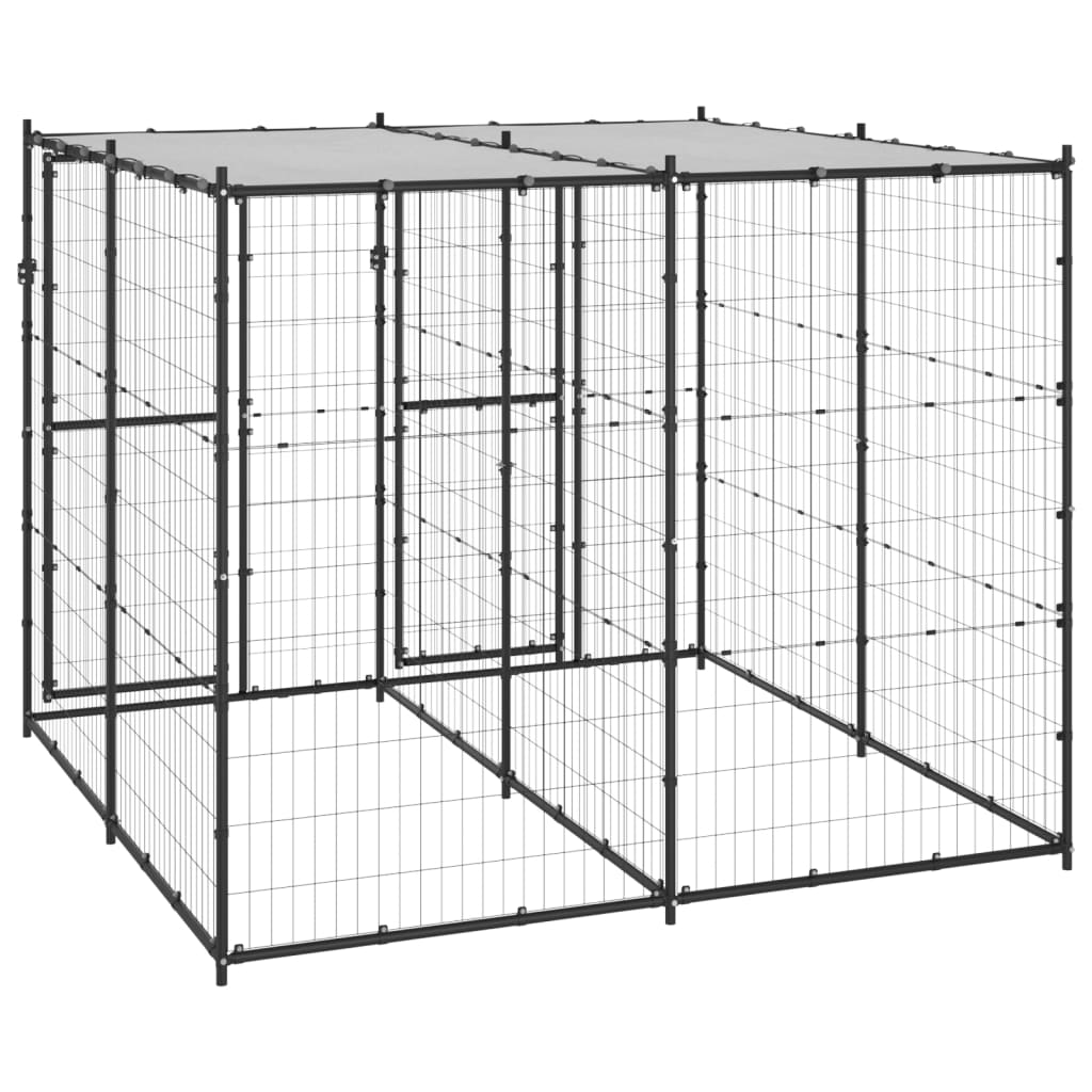 Koiran Ulkohäkki Katolla Teräs 4,84 M²