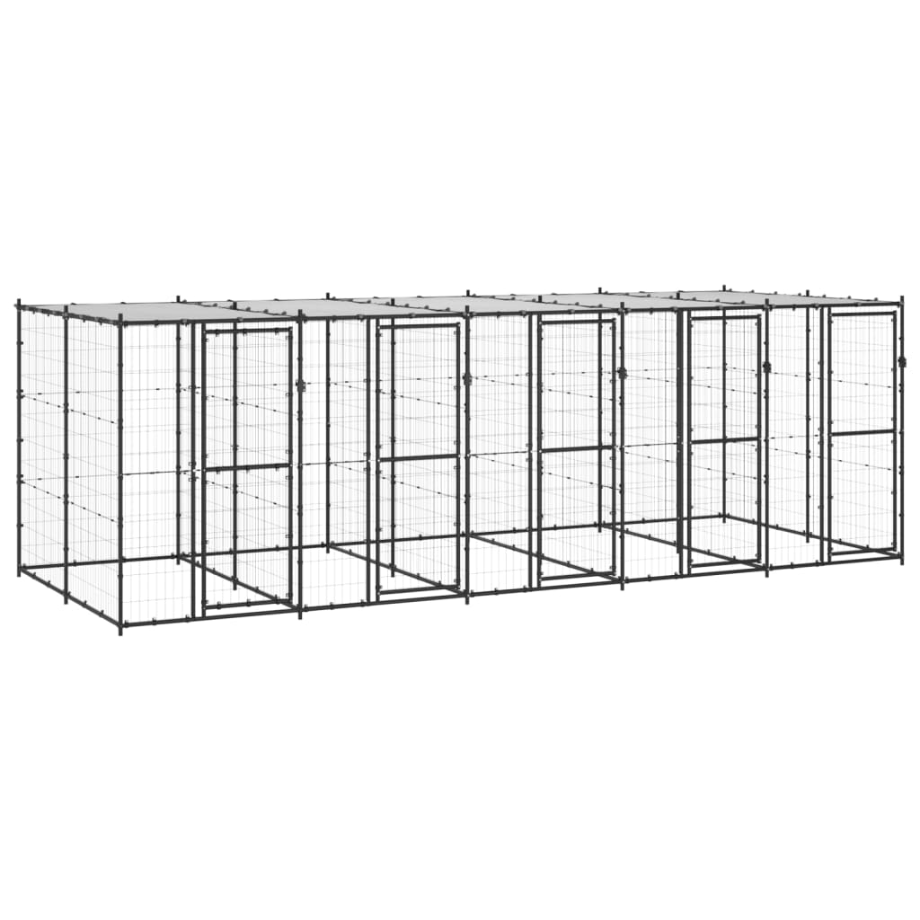 Koiran Ulkohäkki Katolla Teräs 4,84 M²