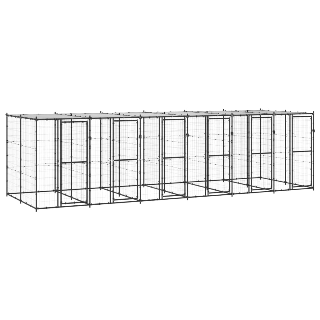 Koiran Ulkohäkki Katolla Teräs 4,84 M²