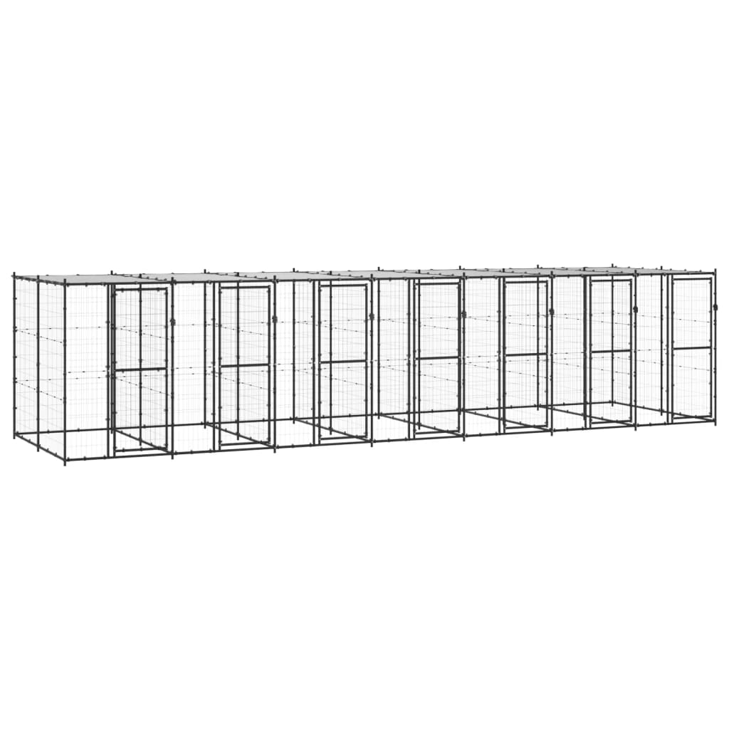 Koiran Ulkohäkki Katolla Teräs 4,84 M²
