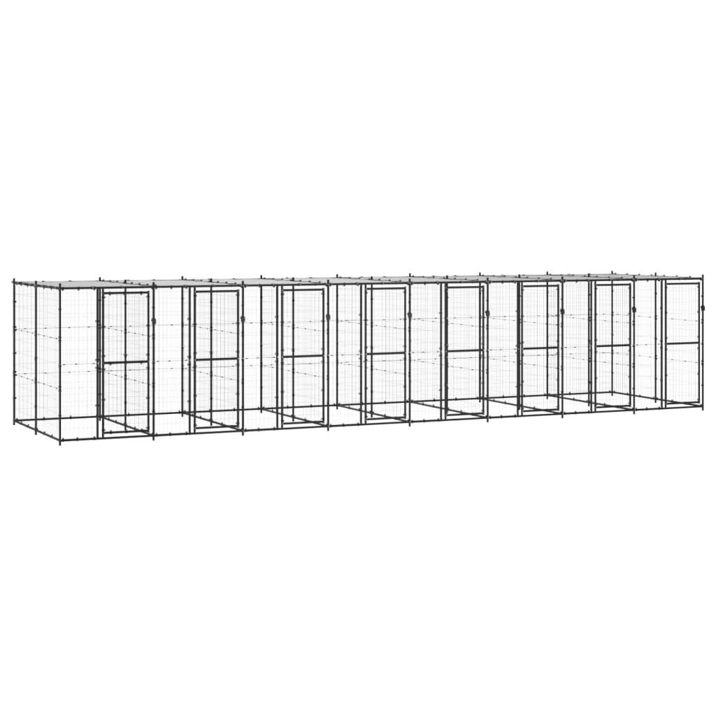 Koiran Ulkohäkki Katolla Teräs 4,84 M²