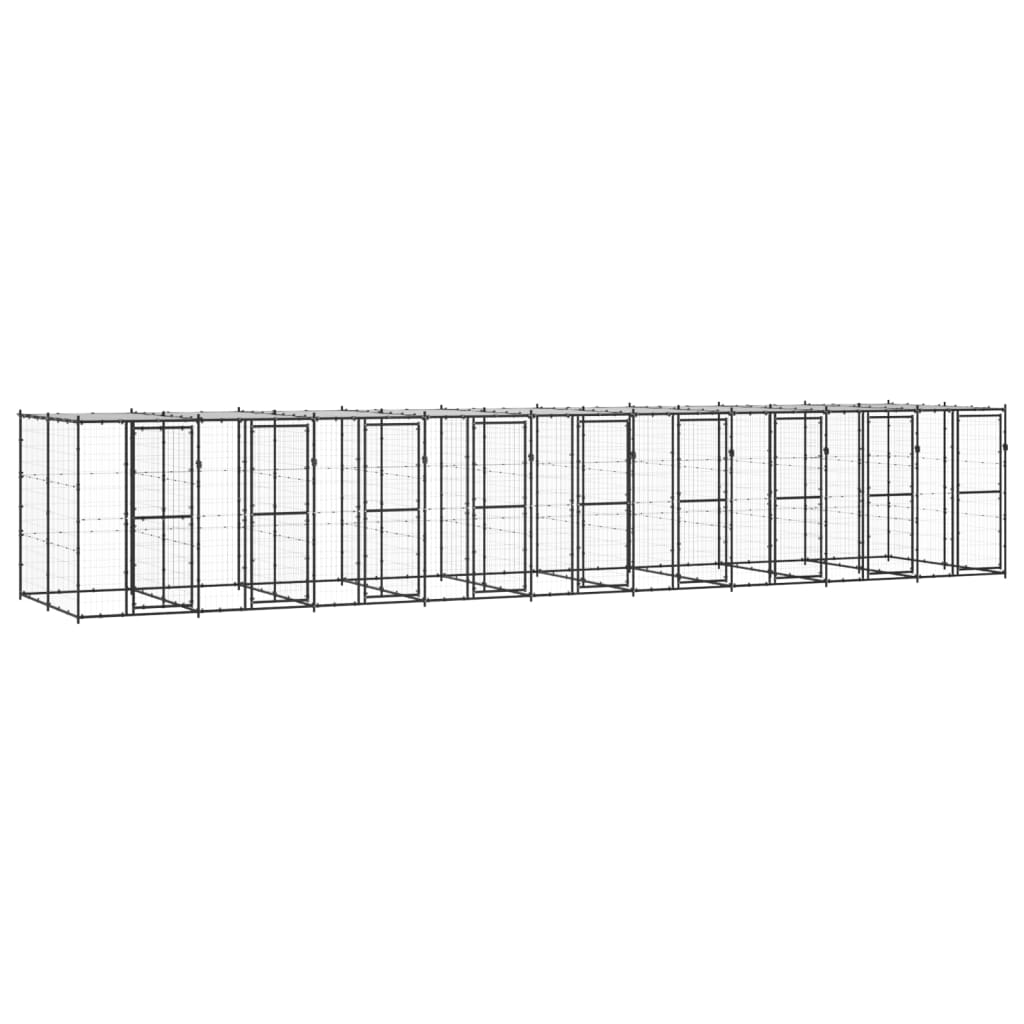 Koiran Ulkohäkki Katolla Teräs 4,84 M²