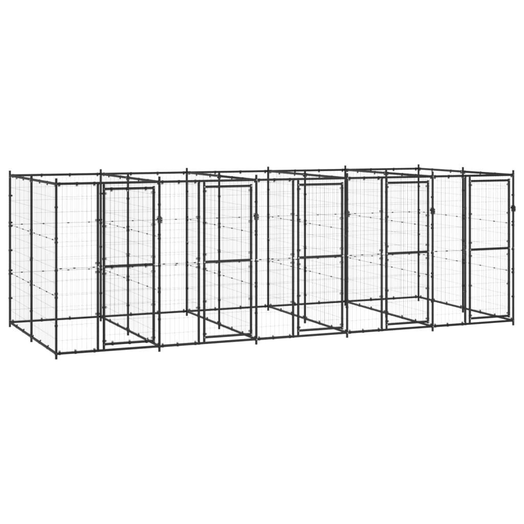 Koiran Ulkohäkki Katolla Teräs 4,84 M²