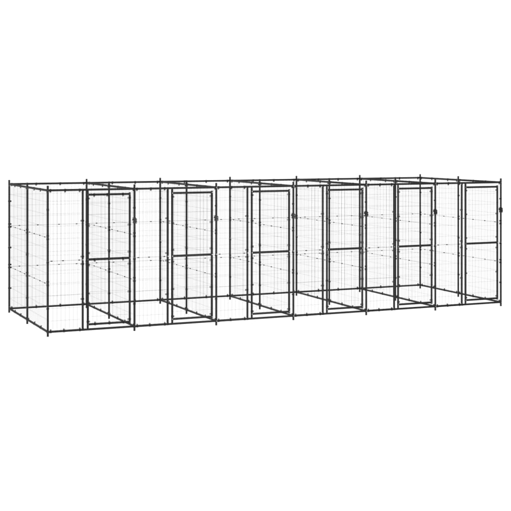 Koiran Ulkohäkki Katolla Teräs 4,84 M²