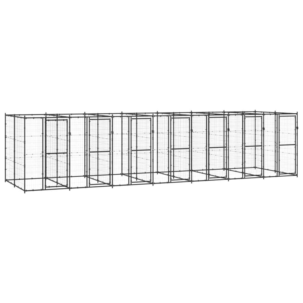 Koiran Ulkohäkki Katolla Teräs 4,84 M²