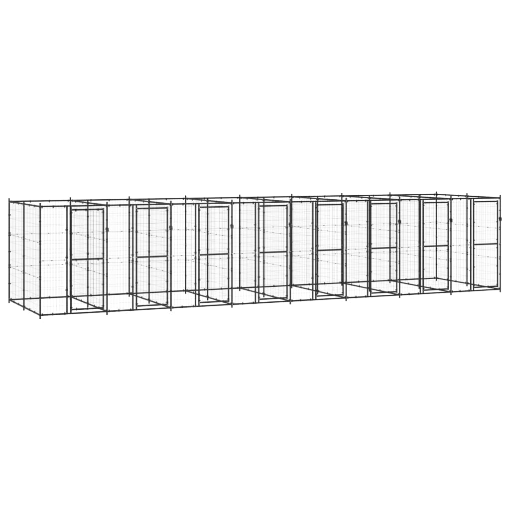Koiran Ulkohäkki Katolla Teräs 4,84 M²
