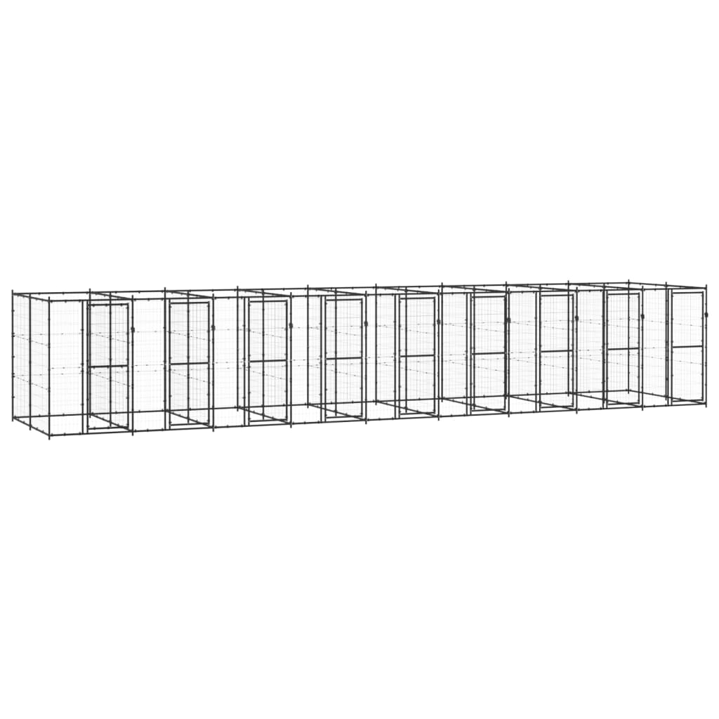 Koiran Ulkohäkki Katolla Teräs 4,84 M²
