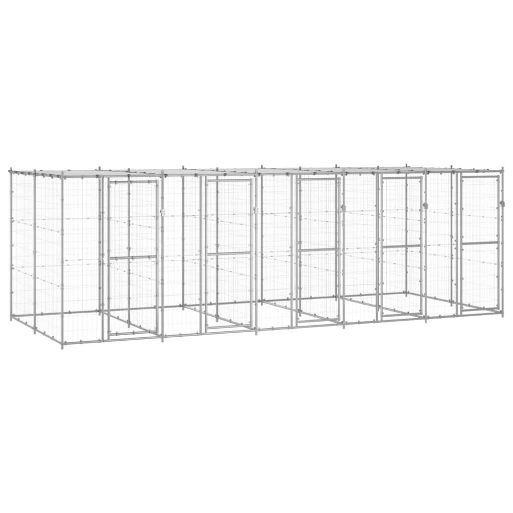 Koiran Ulkohäkki Katolla Teräs 4,84 M²