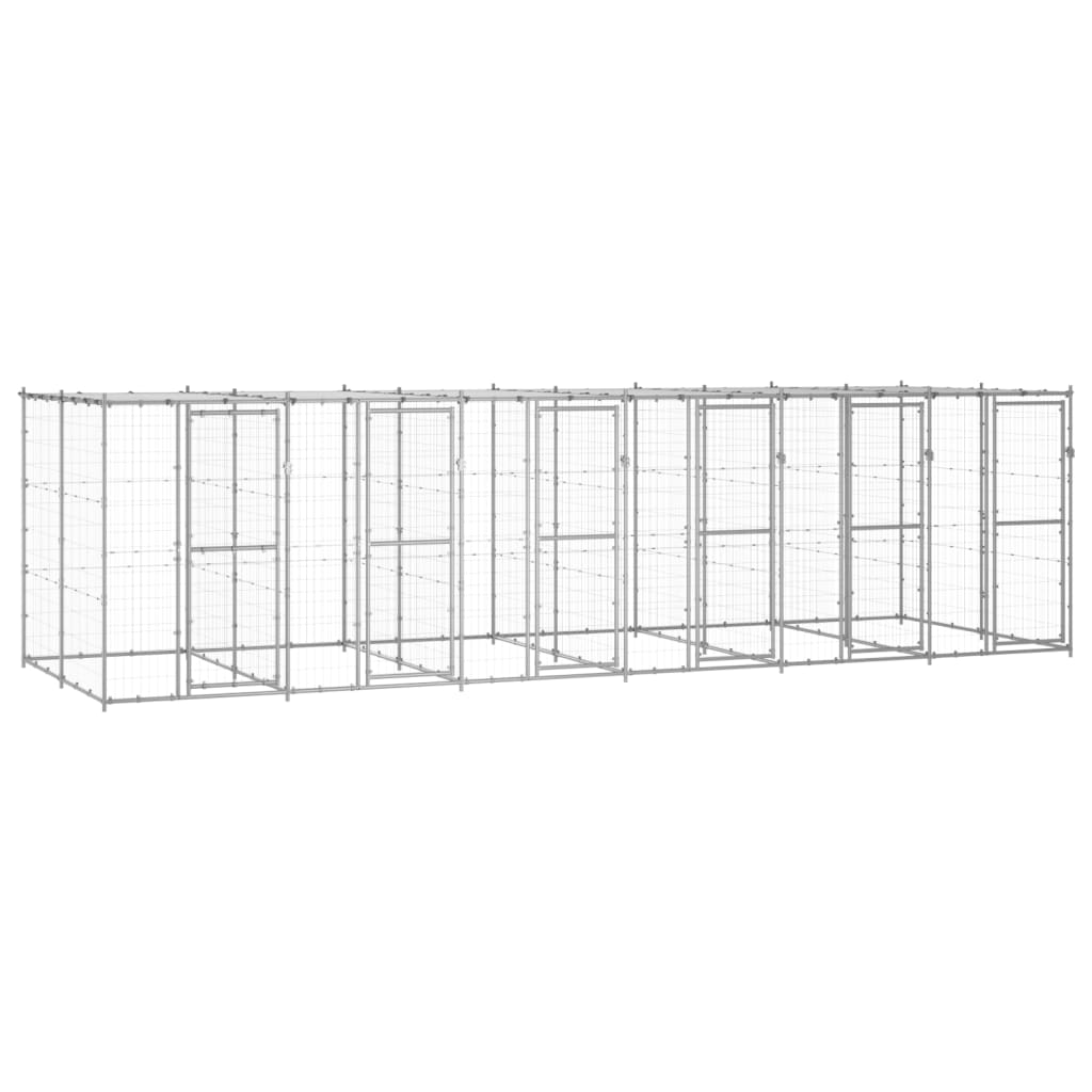 Koiran Ulkohäkki Katolla Teräs 4,84 M²