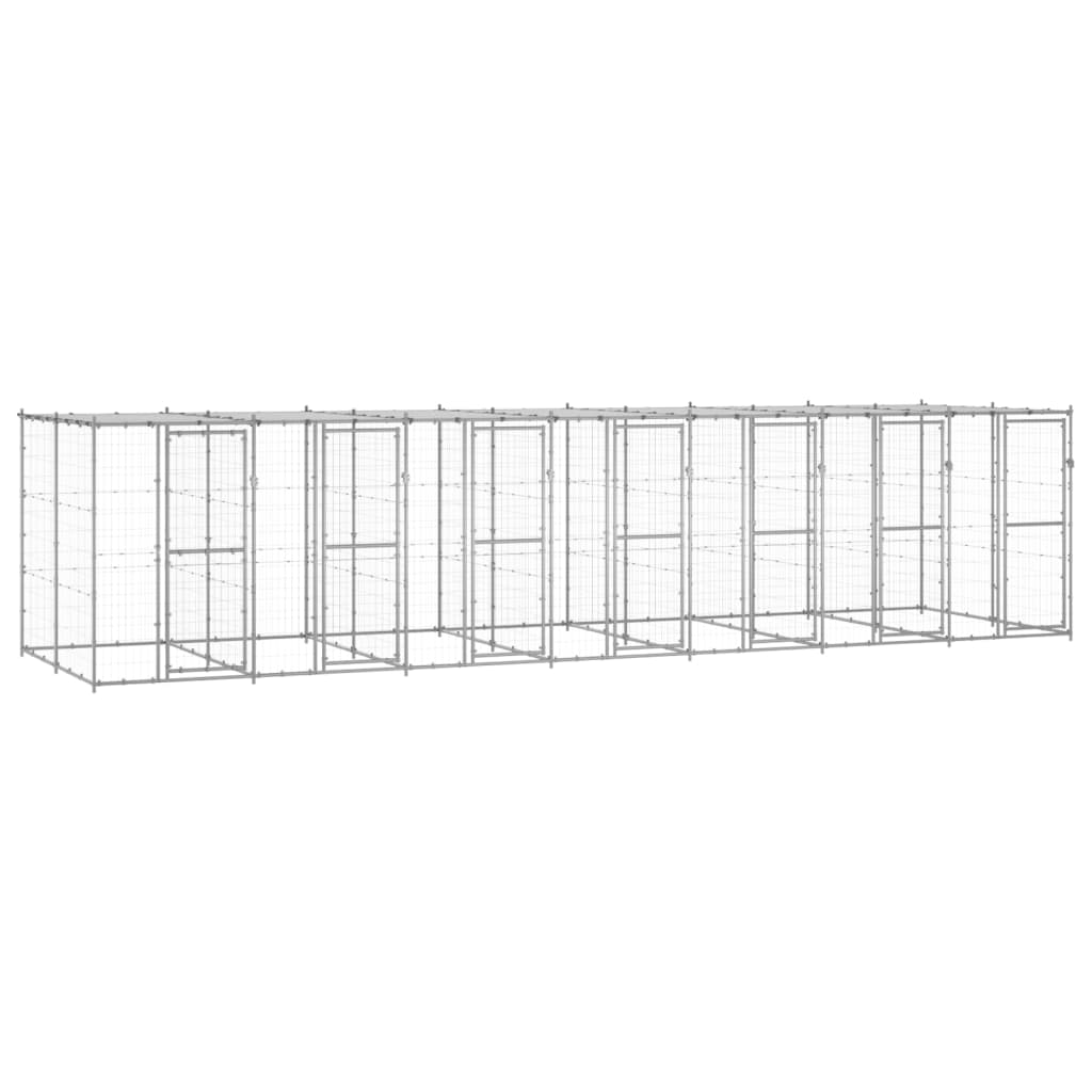 Koiran Ulkohäkki Katolla Teräs 4,84 M²