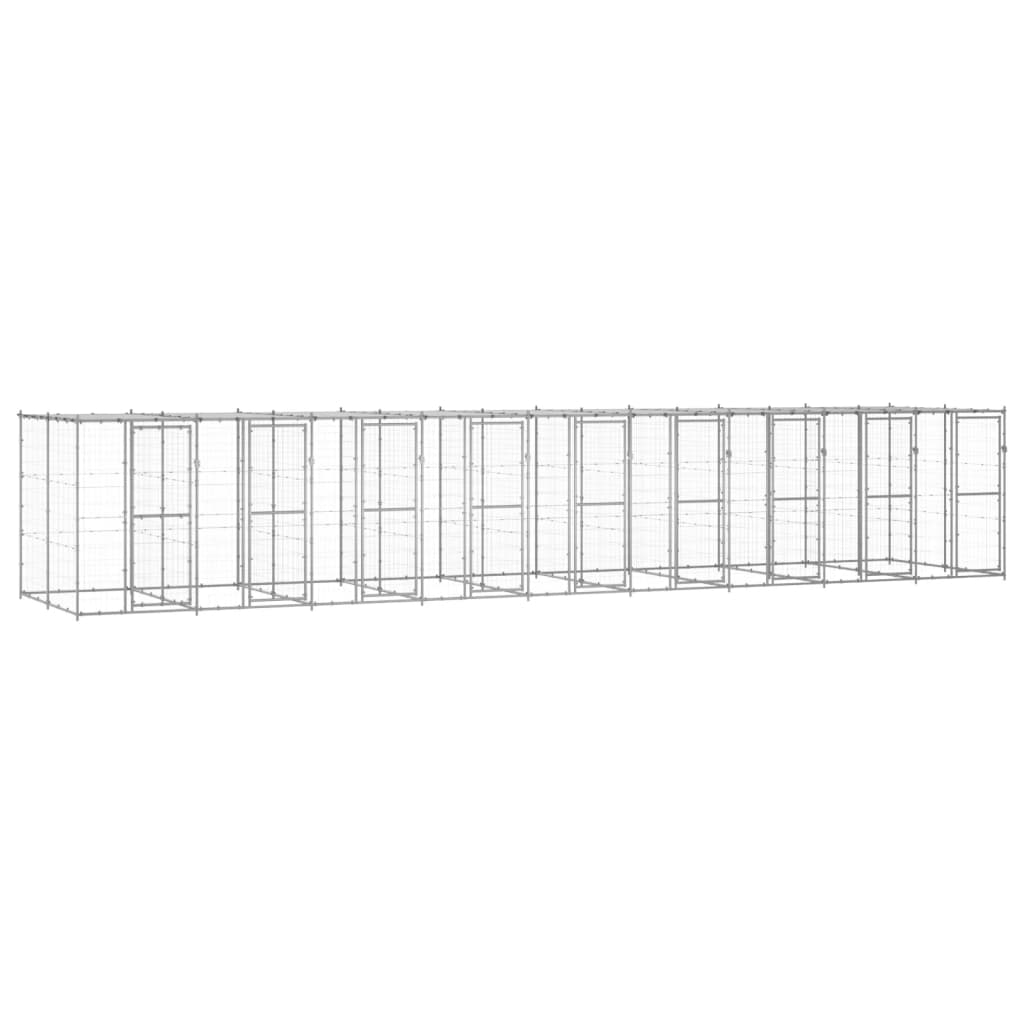 Koiran Ulkohäkki Katolla Teräs 4,84 M²