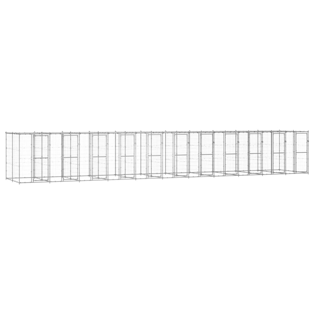 Koiran Ulkohäkki Katolla Teräs 4,84 M²