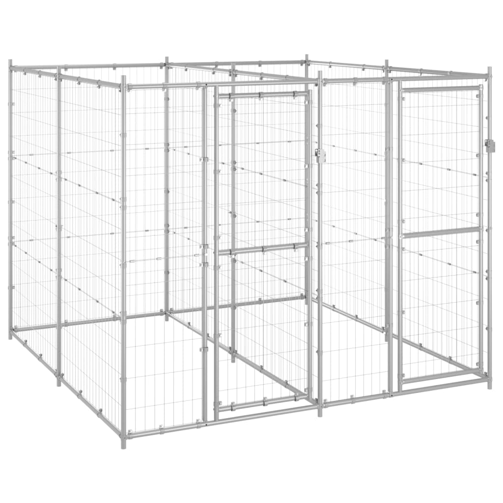 Koiran Ulkohäkki Katolla Teräs 4,84 M²