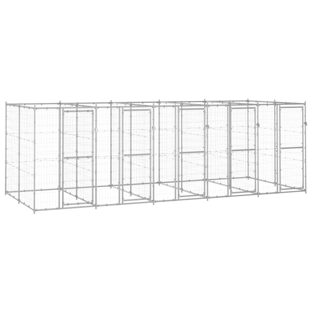 Koiran Ulkohäkki Katolla Teräs 4,84 M²