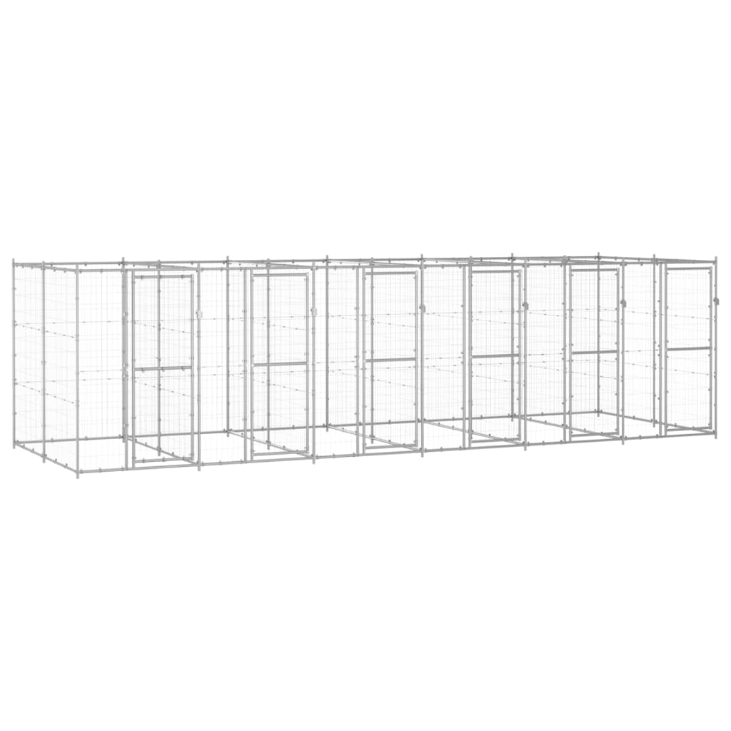 Koiran Ulkohäkki Katolla Teräs 4,84 M²