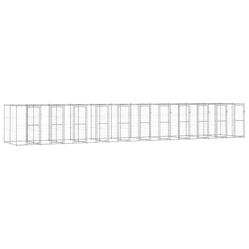 Koiran Ulkohäkki Katolla Teräs 4,84 M²