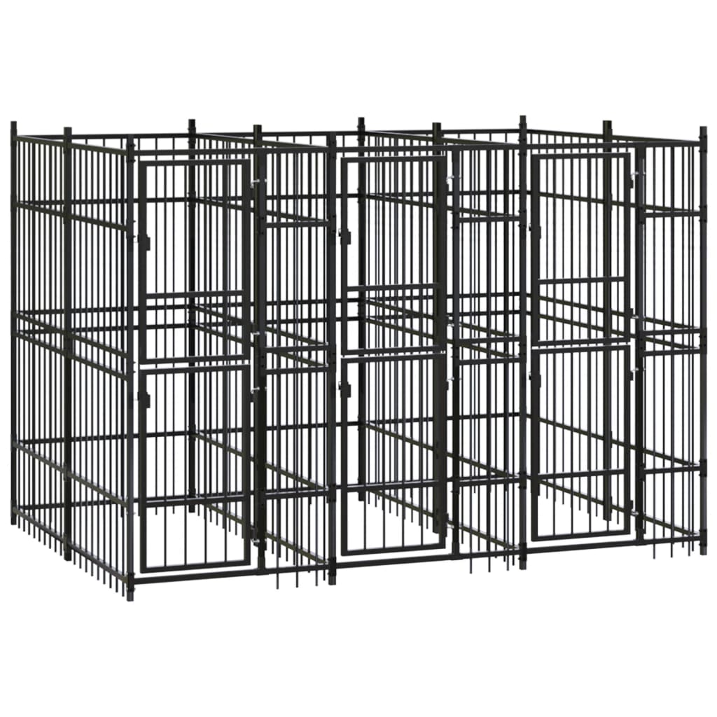 Koiran Ulkohäkki Teräs 1,84 M²