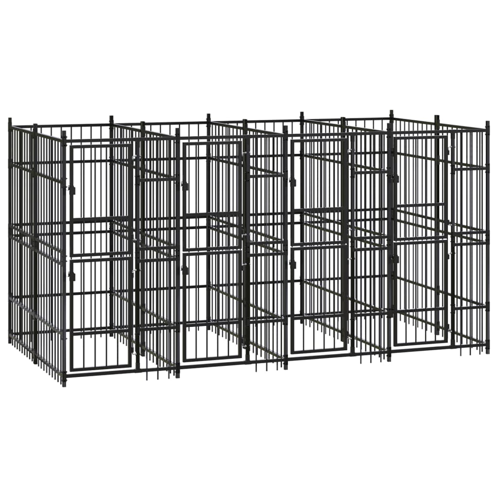 Koiran Ulkohäkki Teräs 1,84 M²