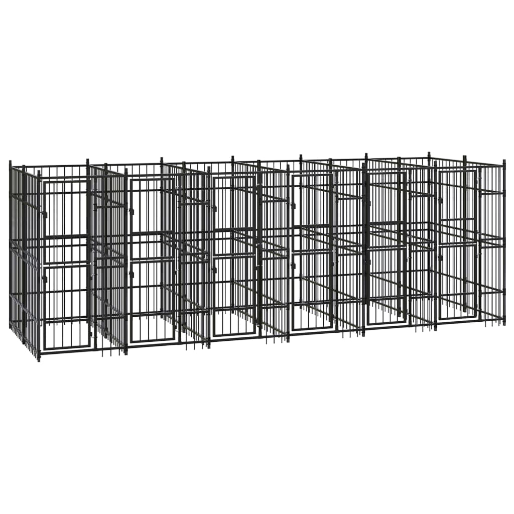 Koiran Ulkohäkki Teräs 1,84 M²